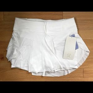 Lululemon White Tennis Skirt